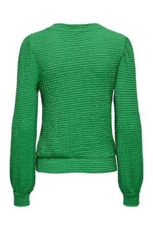 Only Only shirts en tops T-shirt Lange mouw green bee