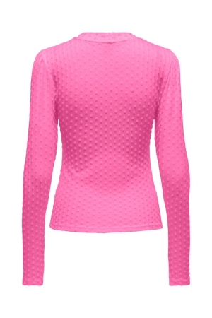 Only Only shirts en tops T-shirt Lange mouw strawberry moon