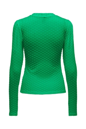 Only Only shirts en tops T-shirt Lange mouw green bee