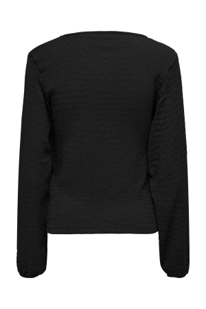 Only Only shirts en tops T-shirt Lange mouw black