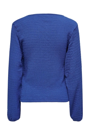 Only Only shirts en tops T-shirt Lange mouw dazzling blue