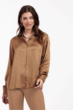 Studio Anneloes Studio Anneloes blouses Blouse 8400 camel