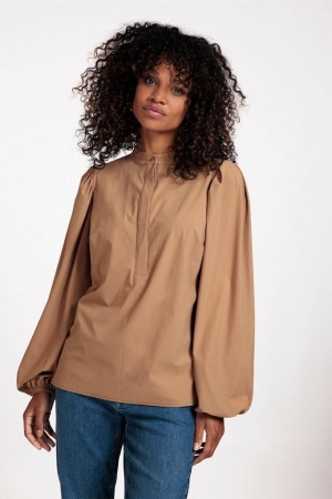 Studio Anneloes Studio Anneloes blouses Blouse 8400 camel