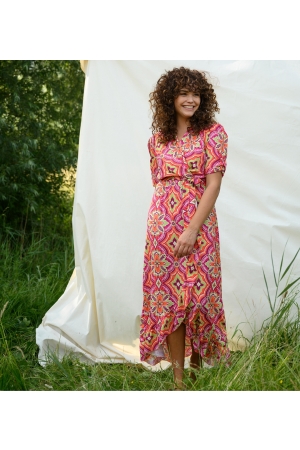 FOS Amsterdam FOS Amsterdam jurken Jurk 645 violet