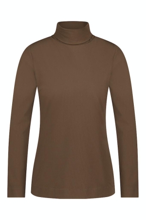 Studio Anneloes Studio Anneloes shirts en tops T-shirt Lange mouw 2300 bronze