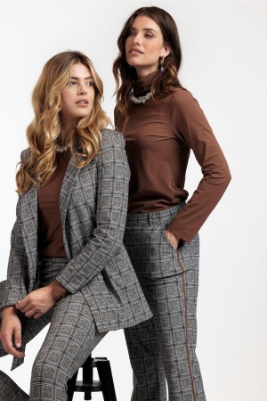 Studio Anneloes Studio Anneloes shirts en tops T-shirt Lange mouw 2300 bronze