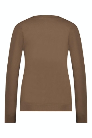 Studio Anneloes Studio Anneloes shirts en tops T-shirt Lange mouw 2300 bronze