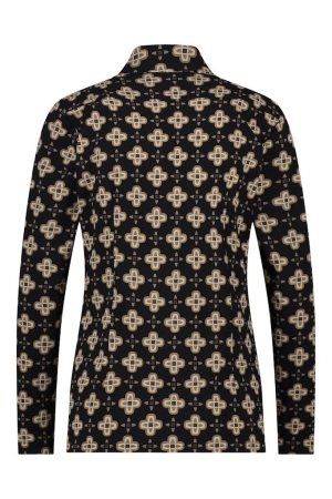 Studio Anneloes Studio Anneloes blouses Blouse 9023 black/cinnamon