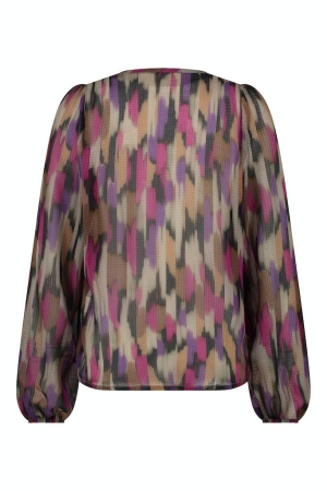 Studio Anneloes Studio Anneloes shirts en tops T-shirt Lange mouw 9997 multi color