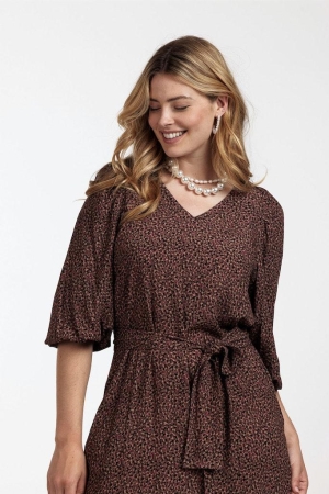 Studio Anneloes Studio Anneloes jurken Lange Jurken 2356 bronze/neon pink