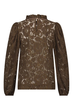 Studio Anneloes Studio Anneloes shirts en tops T-shirt Lange mouw 2300 bronze