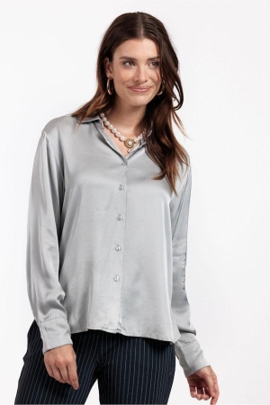 Studio Anneloes Studio Anneloes blouses Blouse 9100 light grey 9100 light grey
