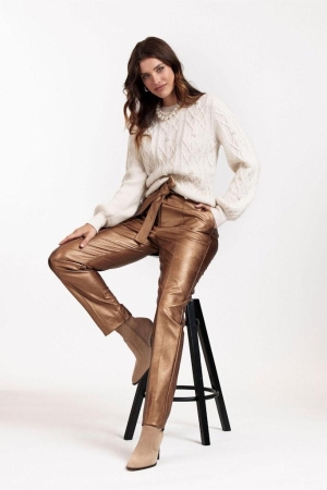 Studio Anneloes Studio Anneloes broeken Broek 9823 antraciet/bronze