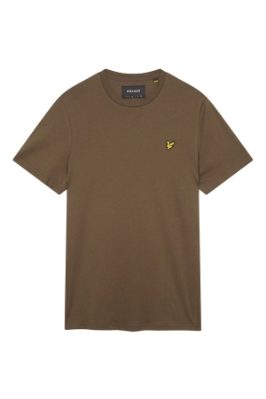 Lyle & Scott Lyle & Scott shirts en tops Basic T-shirts w485 olive