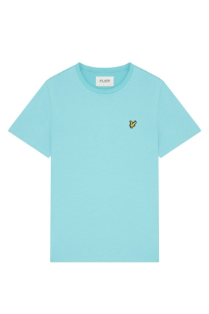 Lyle & Scott Lyle & Scott shirts en tops Basic T-shirts w896 brooke blue
