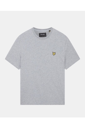Lyle & Scott Lyle & Scott shirts en tops Basic T-shirts d24 light grey marl