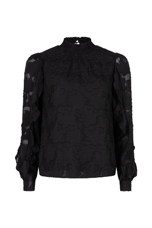 Lofty Manner Lofty Manner shirts en tops T-shirt Lange mouw 600 black