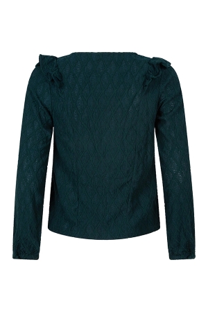 Lofty Manner Lofty Manner shirts en tops T-shirt Lange mouw 450 green