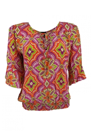 FOS Amsterdam FOS Amsterdam shirts en tops T-shirt Korte mouw 645 violet