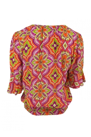 FOS Amsterdam FOS Amsterdam shirts en tops T-shirt Korte mouw 645 violet