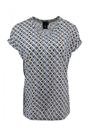 FOS Amsterdam FOS Amsterdam shirts en tops T-shirt Korte mouw 410 navy