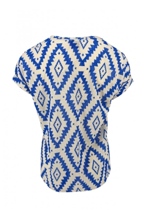 FOS Amsterdam FOS Amsterdam shirts en tops T-shirt Korte mouw 400 kobalt