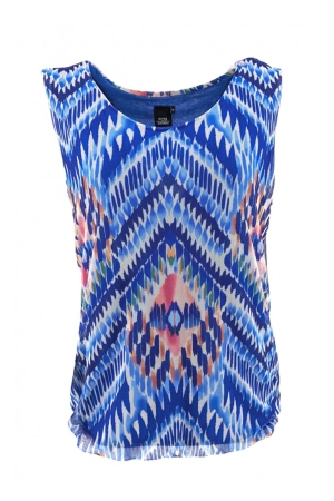 FOS Amsterdam FOS Amsterdam shirts en tops Tops en Singlets 400 kobalt