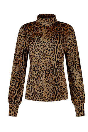 Helena Hart Helena Hart shirts en tops T-shirt Lange mouw camel
