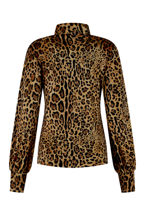 Helena Hart Helena Hart shirts en tops T-shirt Lange mouw camel