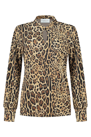 Helena Hart Helena Hart shirts en tops T-shirt Lange mouw camel