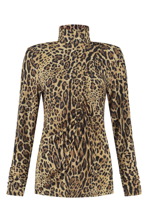 Helena Hart Helena Hart shirts en tops T-shirt Lange mouw camel