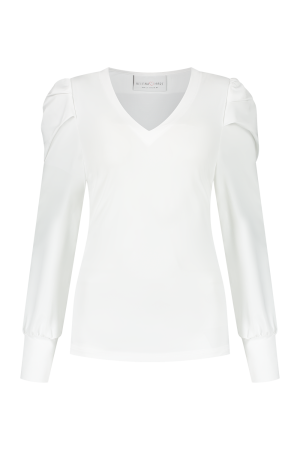 Helena Hart Helena Hart shirts en tops T-shirt Lange mouw wit