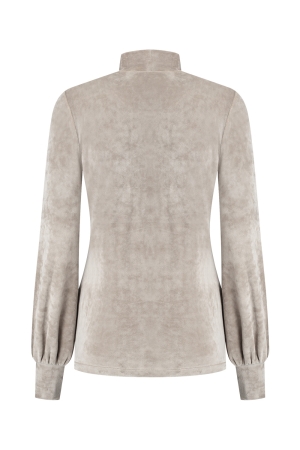 Helena Hart Helena Hart shirts en tops T-shirt Lange mouw sand