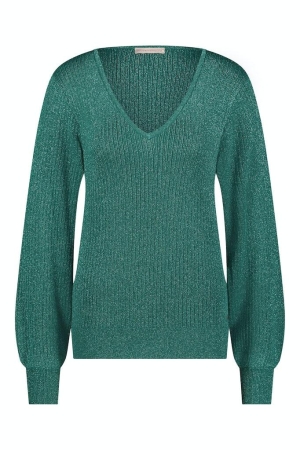 Studio Anneloes Studio Anneloes truien Trui 7300 dark green