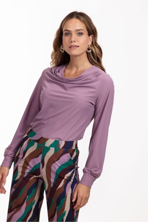 Studio Anneloes Studio Anneloes shirts en tops T-shirt Lange mouw 4700 grape
