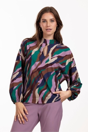 Studio Anneloes Studio Anneloes shirts en tops T-shirt Lange mouw 9997 multi color