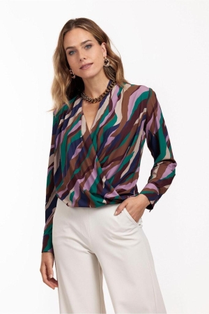 Studio Anneloes Studio Anneloes shirts en tops T-shirt Lange mouw 9997 multi color