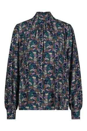 Studio Anneloes Studio Anneloes shirts en tops T-shirt Lange mouw 6947 dark blue/grape