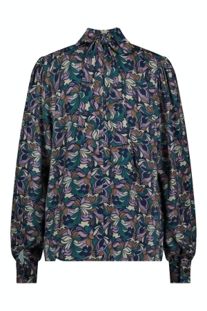 Studio Anneloes Studio Anneloes shirts en tops T-shirt Lange mouw 6947 dark blue/grape