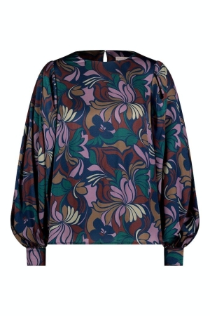 Studio Anneloes Studio Anneloes blouses Blouse 6973 darkblue/dark green