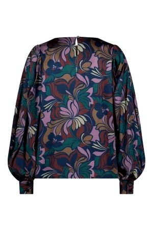 Studio Anneloes Studio Anneloes blouses Blouse 6973 darkblue/dark green