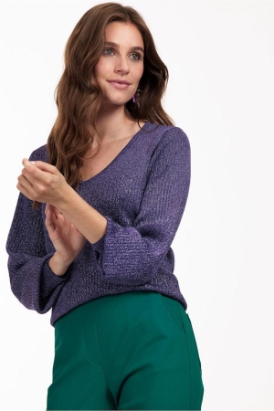 Studio Anneloes Studio Anneloes truien Trui 3800 deep purple