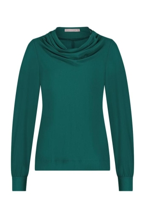 Studio Anneloes Studio Anneloes shirts en tops T-shirt Lange mouw 7300 dark green