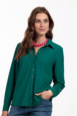 Studio Anneloes Studio Anneloes blouses Blouse 7300 dark green