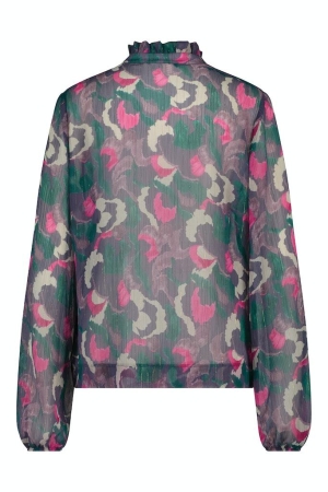 Studio Anneloes Studio Anneloes blouses Blouse 3873 deep purple / dark green