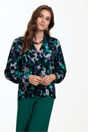 Studio Anneloes Studio Anneloes blouses Blouse 7338 deep green/deep purple