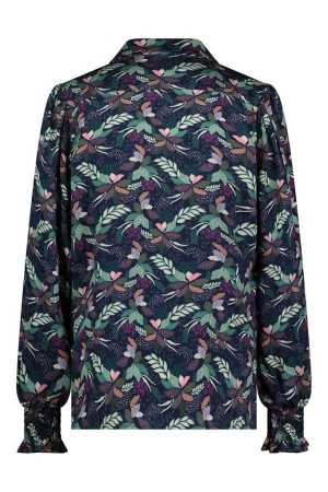 Studio Anneloes Studio Anneloes blouses Blouse 6938 dark blue/burgendy