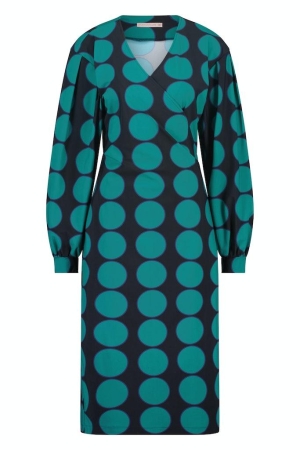 Studio Anneloes Studio Anneloes jurken Jurk 6973 darkblue/dark green