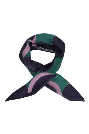 Studio Anneloes Studio Anneloes accessoires Sjaals 7338 deep green/deep purple