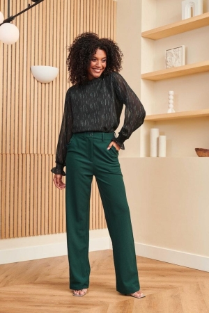 Lofty Manner Lofty Manner blouses Blouse 702 silver crystal print